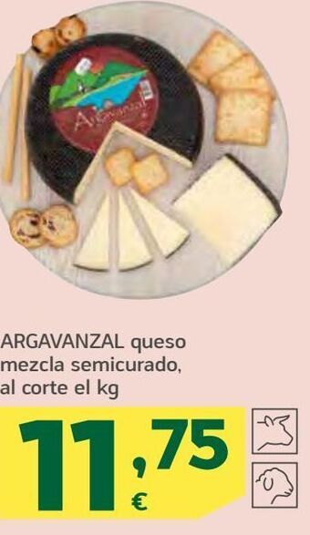 HiperDino Queso semicurado oferta