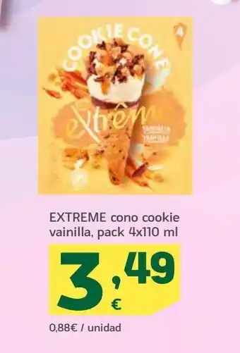 HiperDino Conos de vainilla nestlé oferta