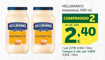 HiperDino Mayonesa hellmann's oferta