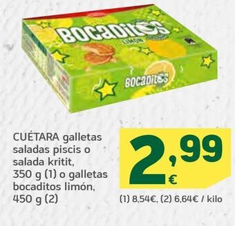 HiperDino Galletas cuétara oferta
