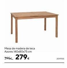 Mesa de madera