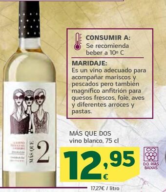 HiperDino Vino blanco oferta