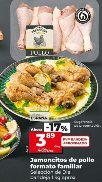 Dia Jamoncitos de pollo oferta