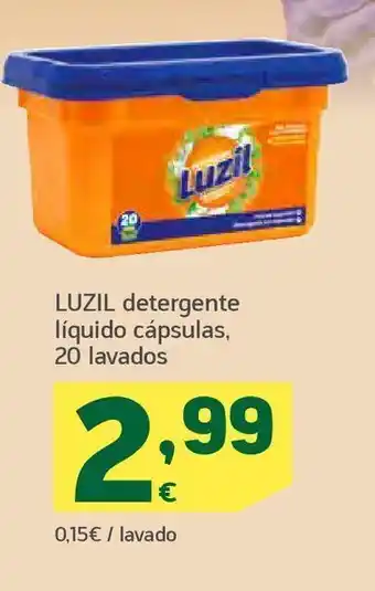 HiperDino Detergente en cápsulas luzil oferta