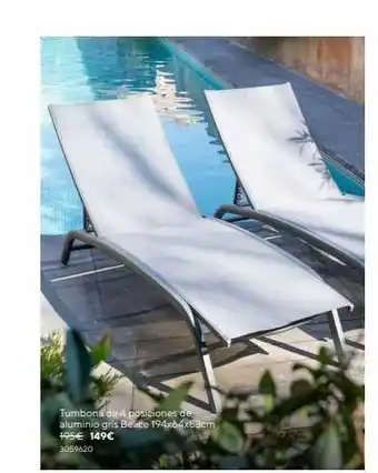 Casa Viva Tumbonas oferta