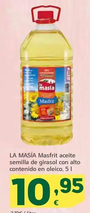 HiperDino Aceite de girasol la masía oferta