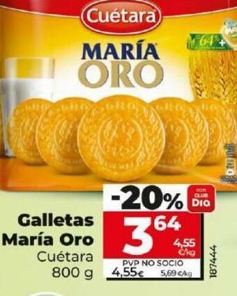 Dia Galletas maría cuétara oferta