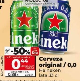 Dia Cerveza heineken oferta
