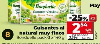 Dia Guisantes bonduelle oferta