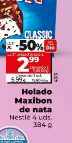 Dia Helados nestlé oferta