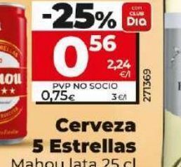 Dia Cerveza mahou oferta