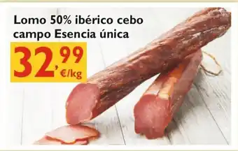 Supermercados La Despensa Lomo 50% ibérico cebo campo Esencia única oferta