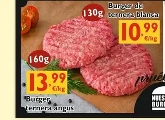 Supermercados La Despensa Burger de ternera blanca 130g oferta