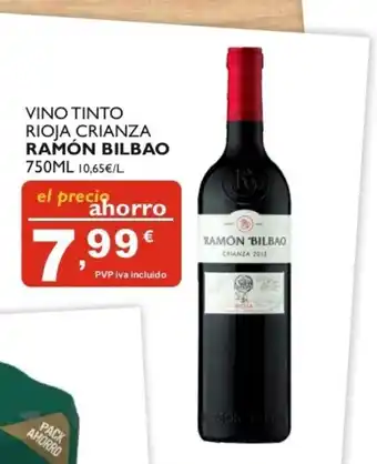 Supermercados La Despensa Ramón Bilbao Vino Tinto Rioja Crianza 750ml oferta