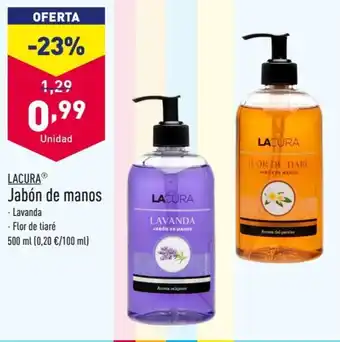 ALDI LACURA Jabón de manos oferta