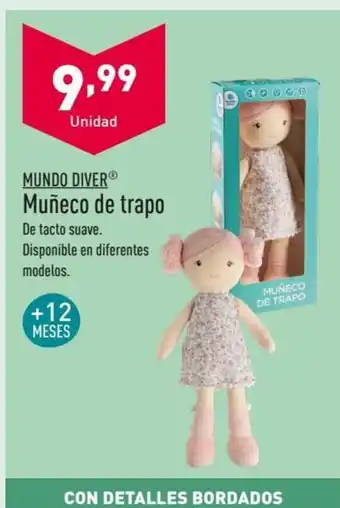 ALDI MUNDO DIVERⓇ Muñeco de trapo oferta