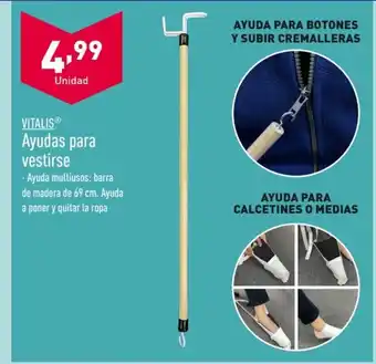 ALDI VITALIS Ayudas para vestirse oferta