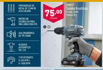 ALDI FERREXⓇ Taladro brushless oferta