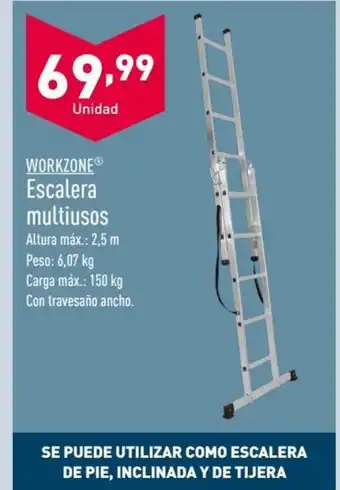 ALDI WORKZONEⓇ Escalera multiusos oferta