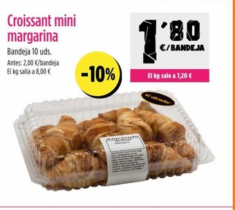 AhorraMas Croissant mini margarina oferta