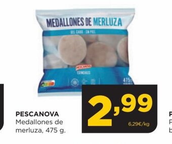 Alimerka PESCANOVA Medallones de merluza, 475 g. oferta