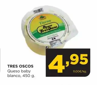 Alimerka TRES OSCOS Queso baby blanco, 450 g. oferta