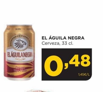 Alimerka EL ÁGUILA NEGRA Cerveza, 33 cl. oferta