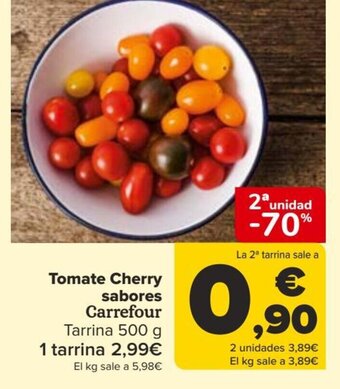 Carrefour Tomate Cherry sabores Carrefour oferta