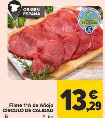Carrefour Filete 1ªA de Añojo CÍRCULO DE CALIDAD oferta