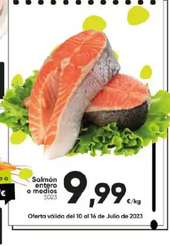 Family Cash Salmón entero o medios oferta