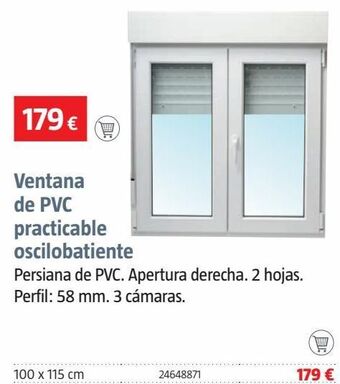 Bauhaus Ventana de pvc oferta
