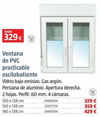 Bauhaus Ventana de pvc oferta