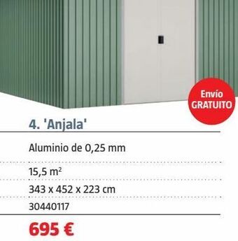 Bauhaus Caseta de jardín oferta