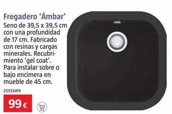 Bauhaus Fregadero oferta