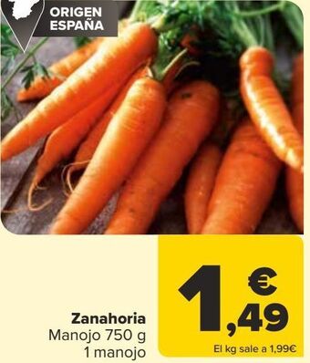 Carrefour Zanahoria oferta