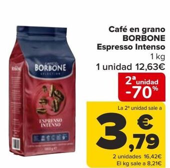 Carrefour Café en grano borbone espresso intenso oferta