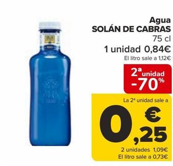 Carrefour Agua solan de cabras oferta
