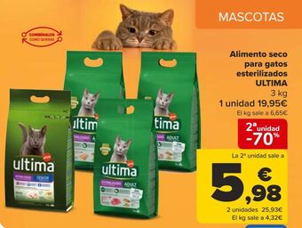 Carrefour Alimento seco para gatos esterilizados ultima oferta