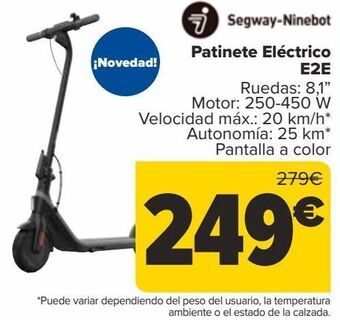 Carrefour Patinete eléctrico e2e oferta