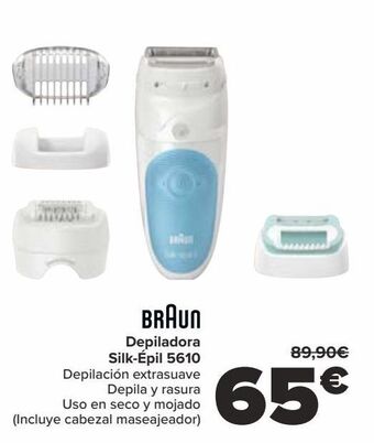 Carrefour Braun depiladora silk-epil 5610 oferta