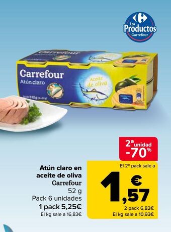 Carrefour Market Atún claro en aceite de oliva carrefour oferta