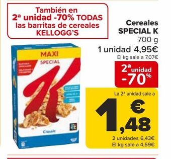 Carrefour Cereales special k oferta