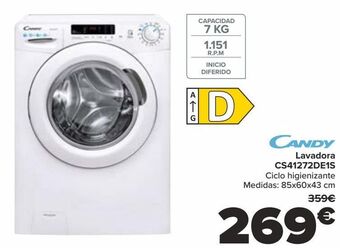 Carrefour Icecool lavadora icd108w oferta