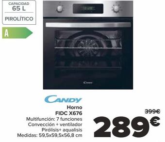 Carrefour Candy horno fidc x676 oferta
