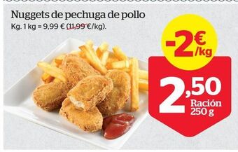 La Sirena Nuggets de pollo oferta