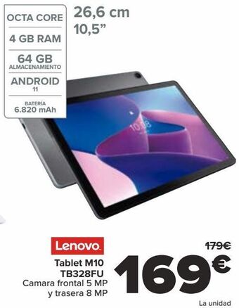 Carrefour Lenovo tablet m10 tb328fu oferta