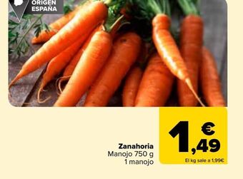 Carrefour Market Zanahoria oferta