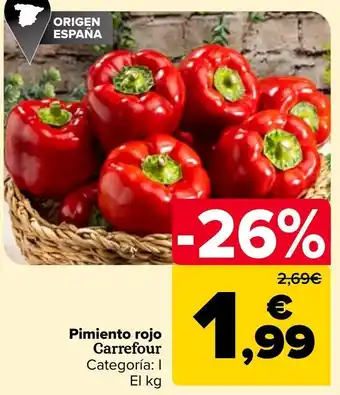 Carrefour Market Pimiento rojo carrefour oferta