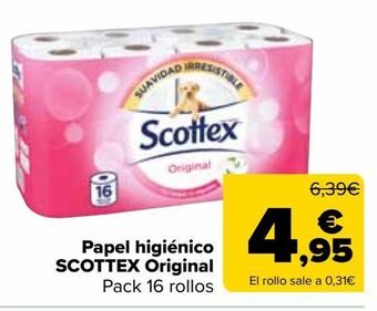 Carrefour Market Papel higiénico scottex original oferta