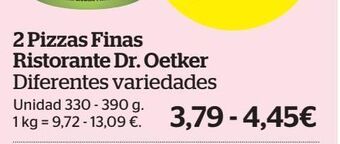La Sirena Pizza dr oetker oferta